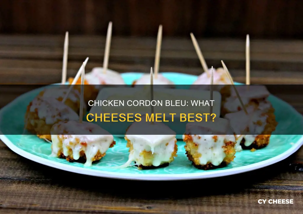 what cheese is used in chicken cordon bleu