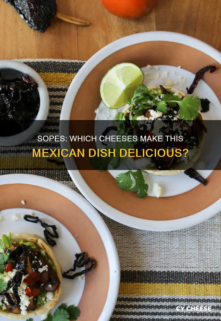 what cheese is used in sopes