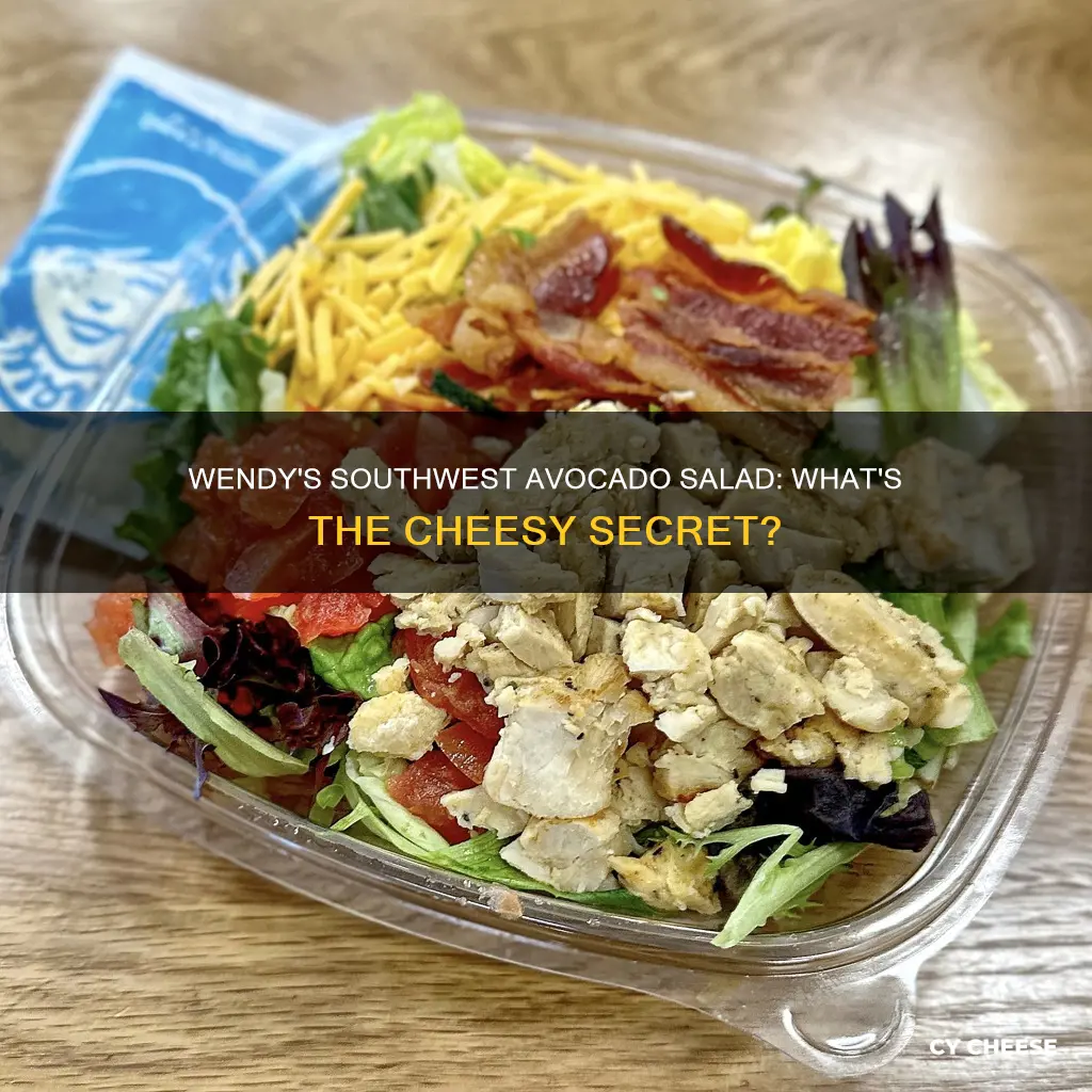 what cheese is used in wendys southwest avocado salad
