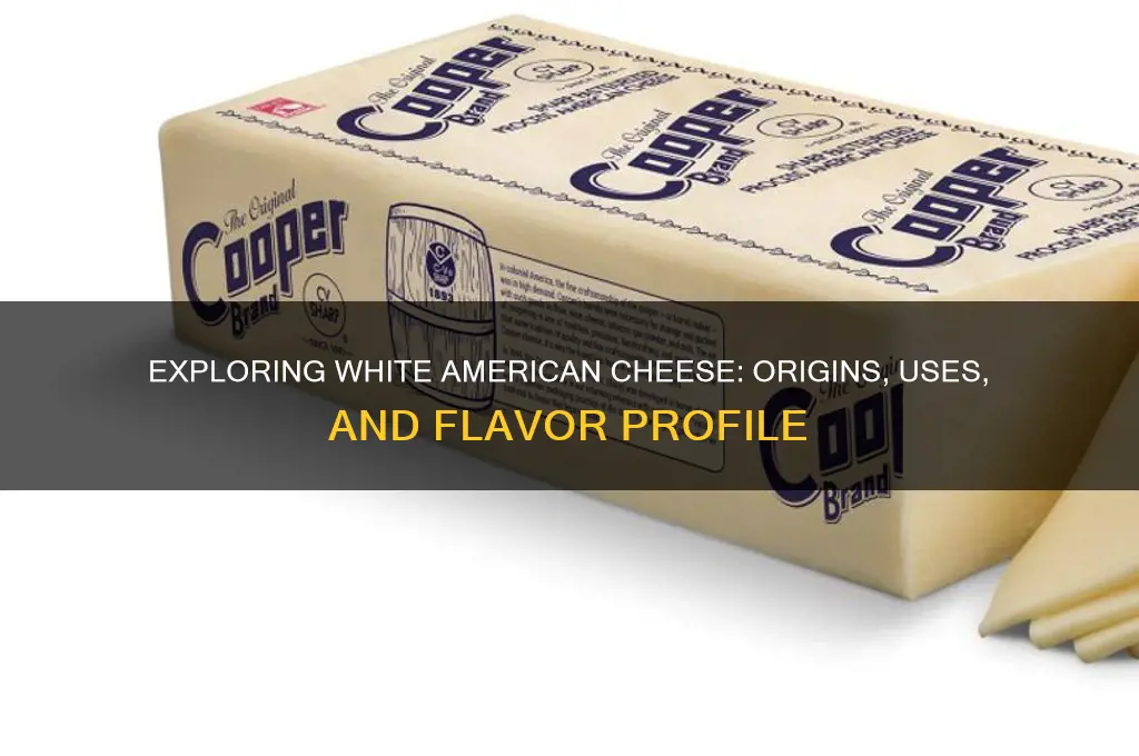 what cheese is white american