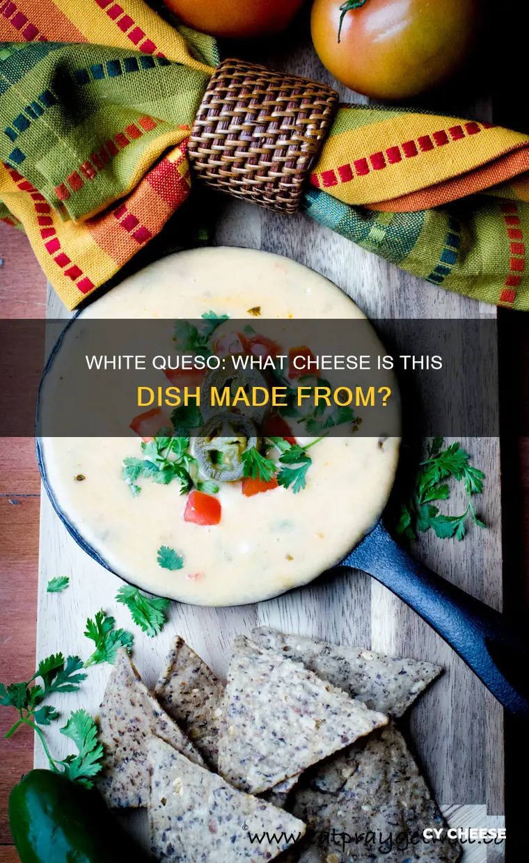 what cheese is white queso made from