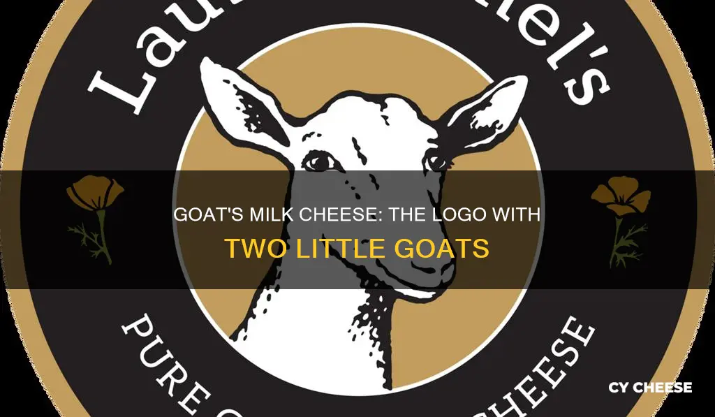 what cheese logo has two little goats on it