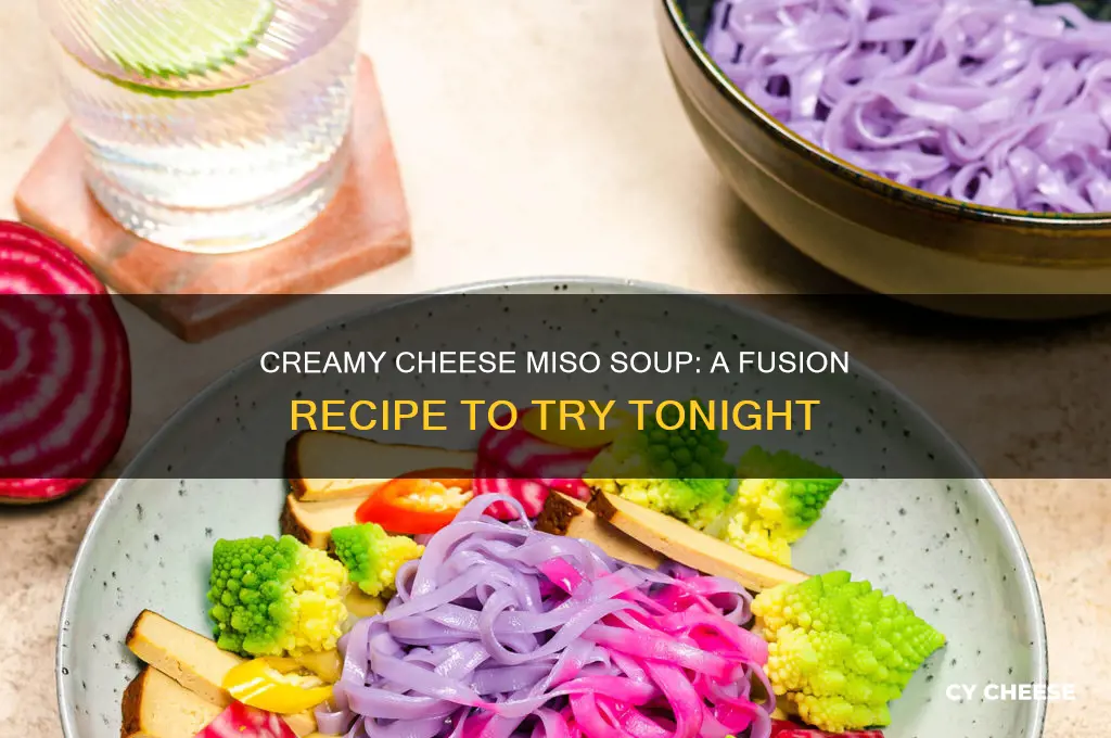 what cheese miso soup