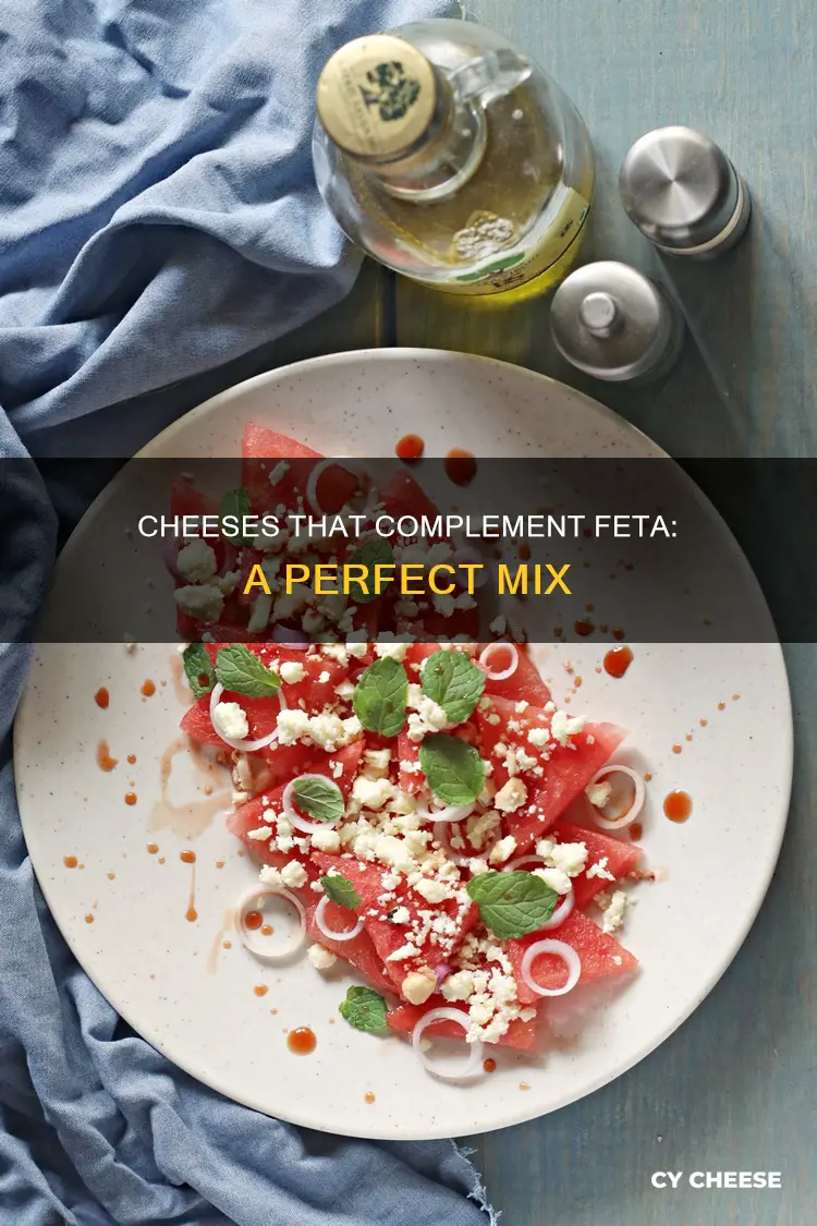 what cheese mixes well with feta