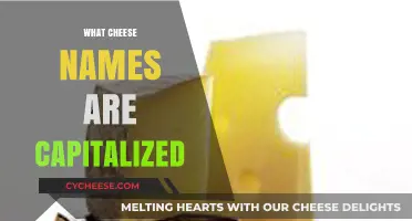 Capitalized Cheese Names: Unraveling the Rules Behind Proper Cheese Titles