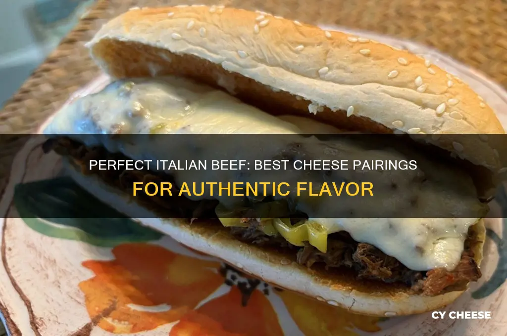 what cheese on italian beef