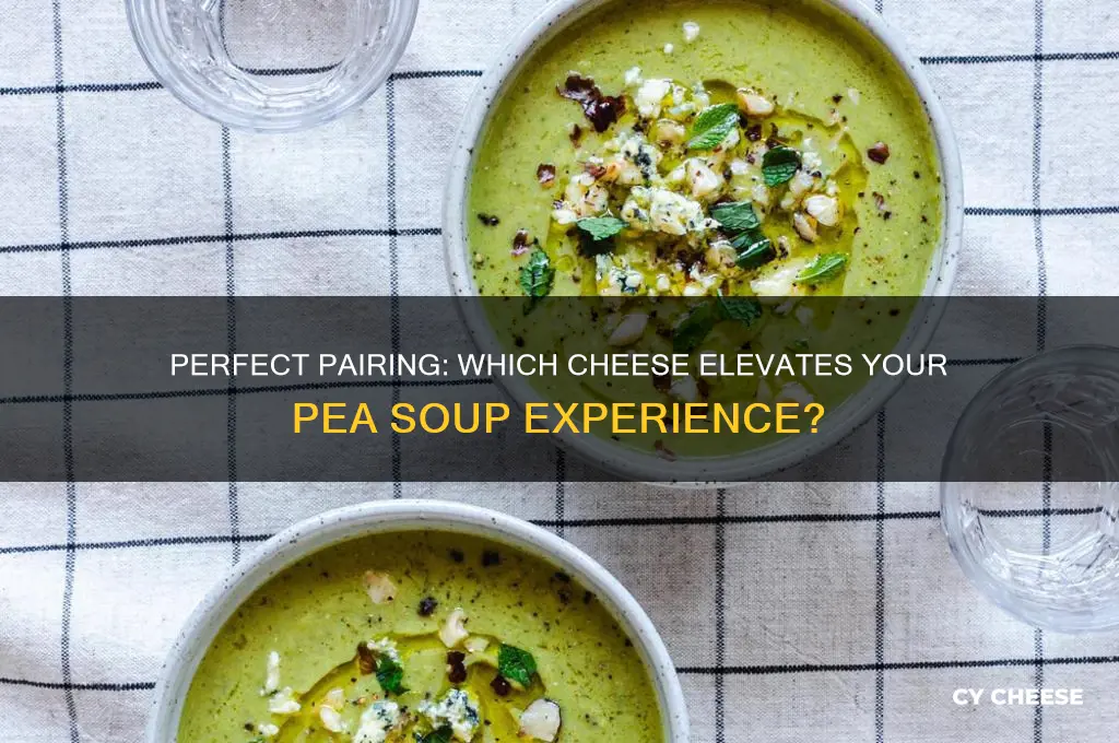 what cheese on pea soup