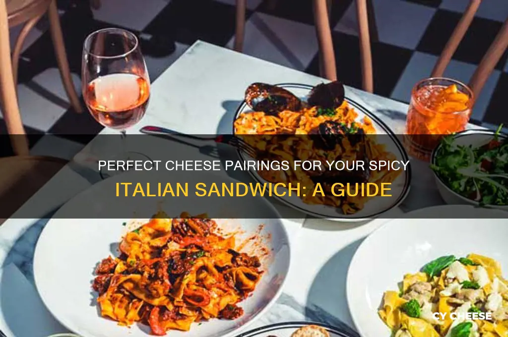 what cheese on spicy italian