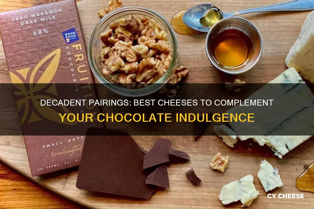 what cheese pairs with chocolate