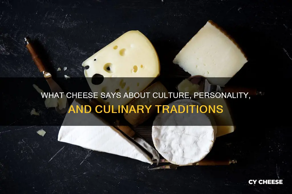 what cheese says about