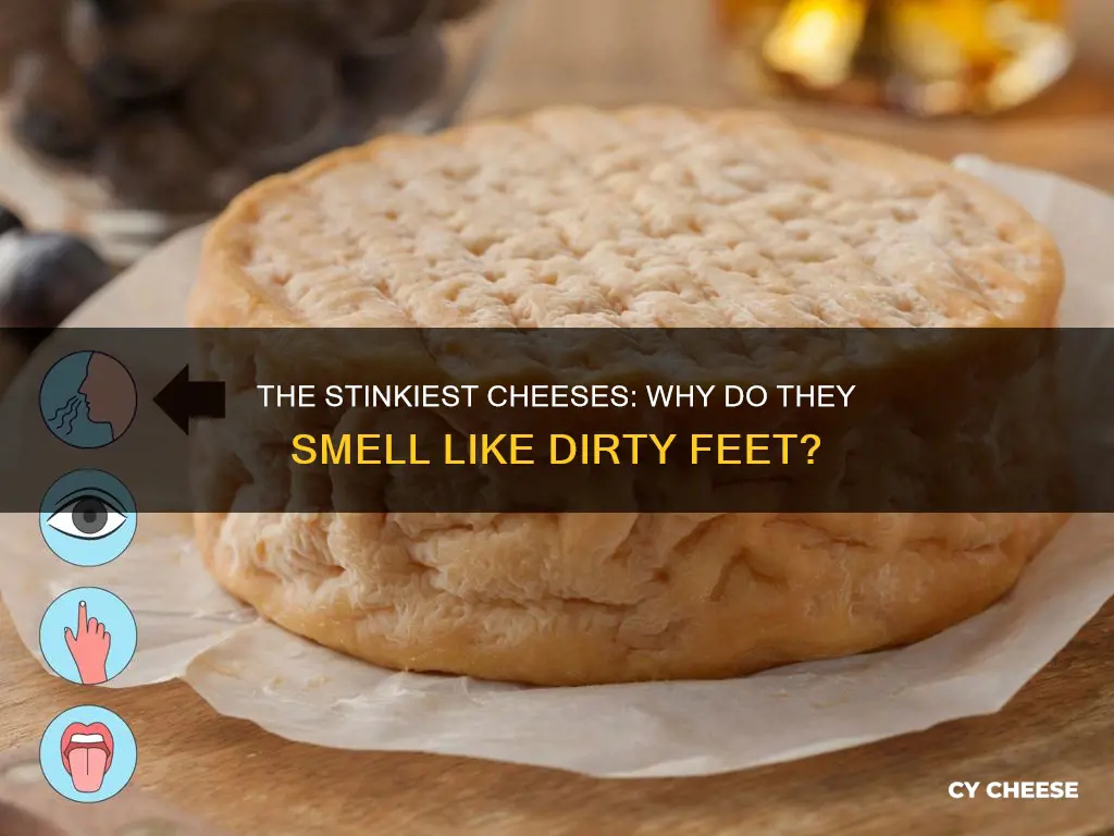 what cheese smells like dirty feet