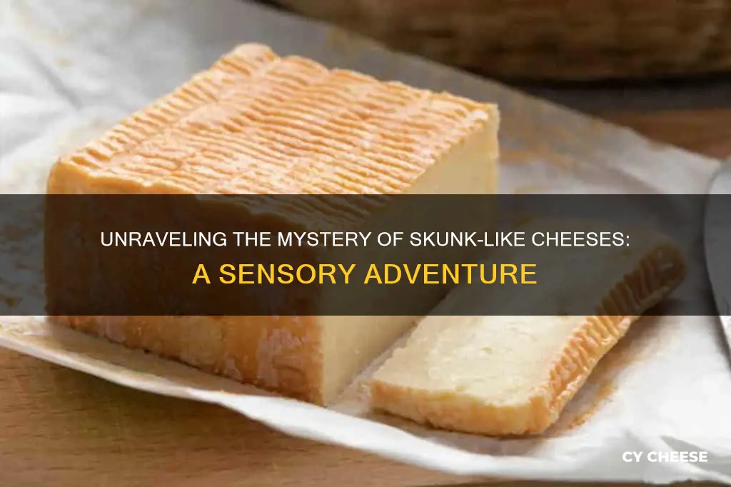 what cheese smells like skunk spray