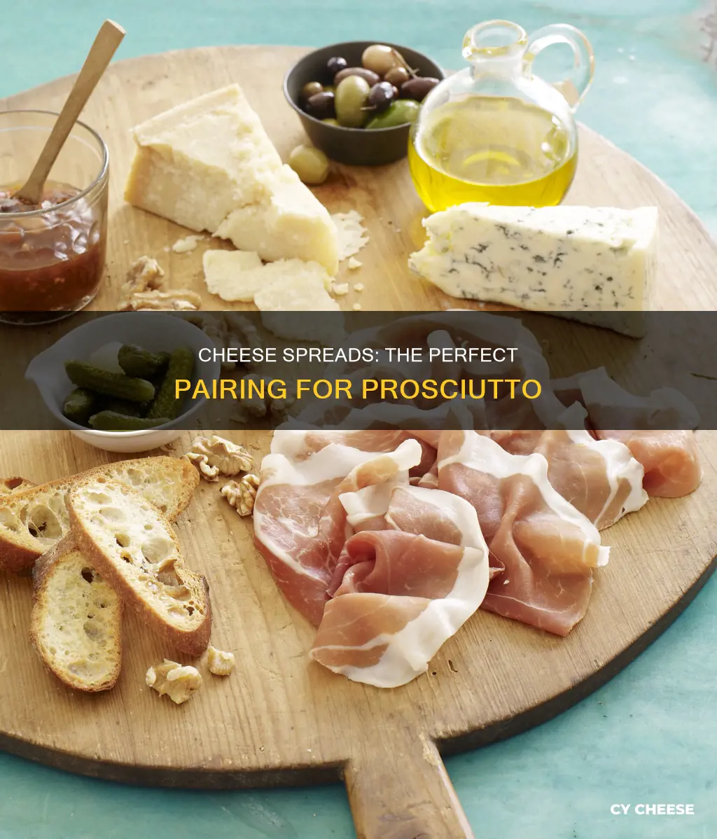 what cheese spread goes with prosciutto