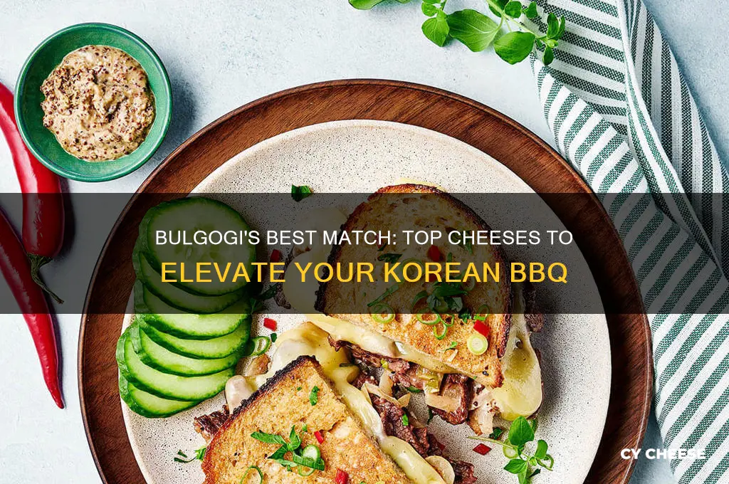 what cheese taste good with bulgogi