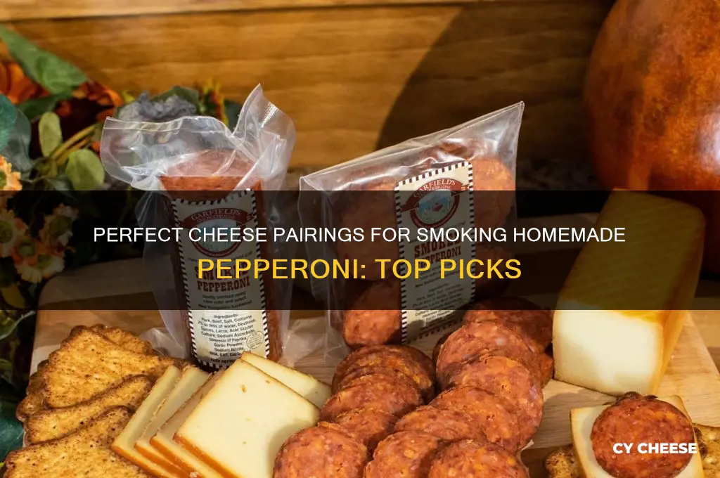 what cheese to add to homemade pepperoni before smoking it