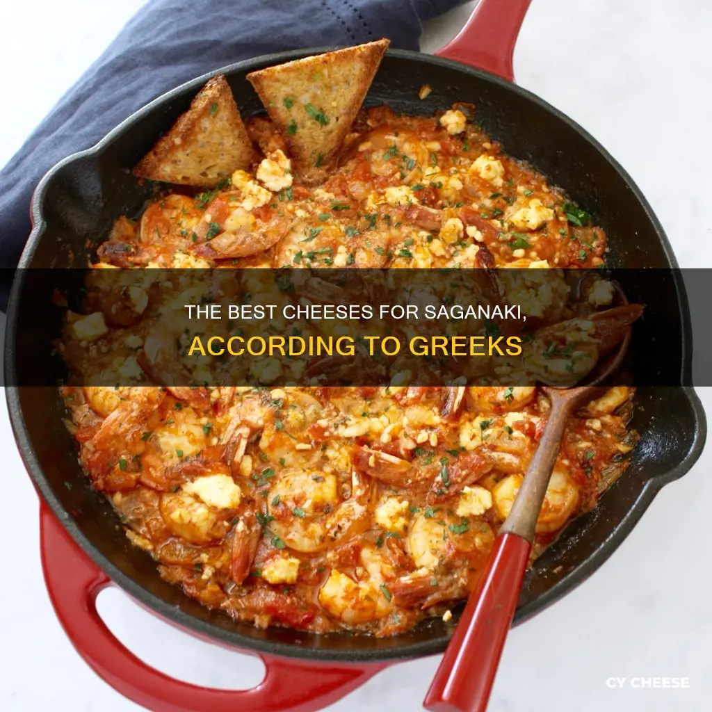 what cheese to greeks use in saganaki