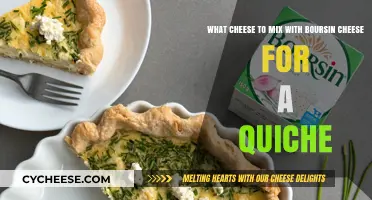 Perfect Pairings: Best Cheeses to Mix with Boursin for Quiche