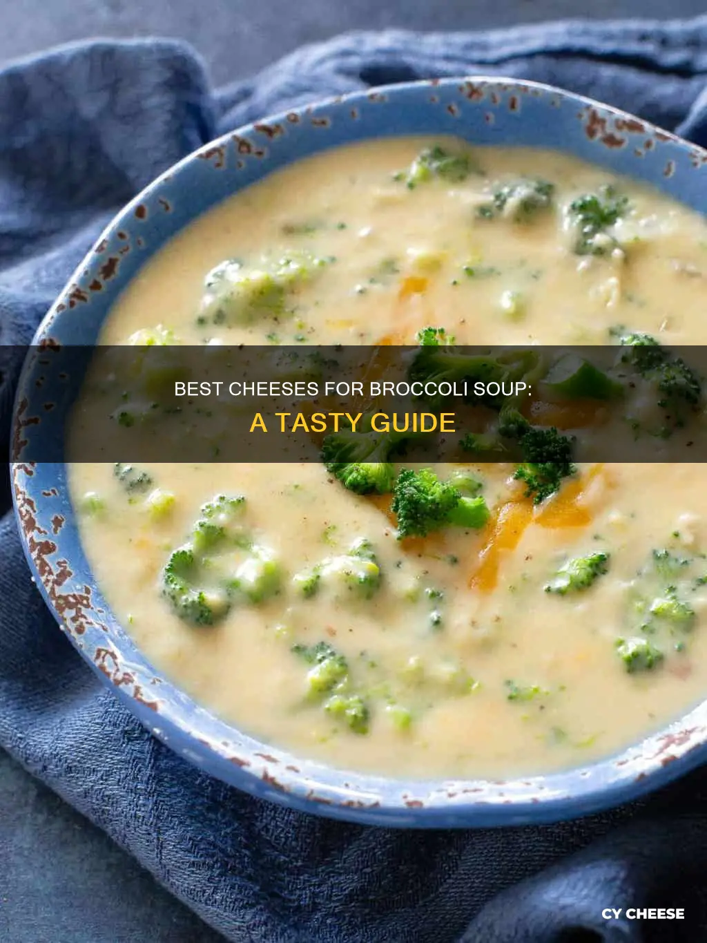what cheese to put in broccoli soup