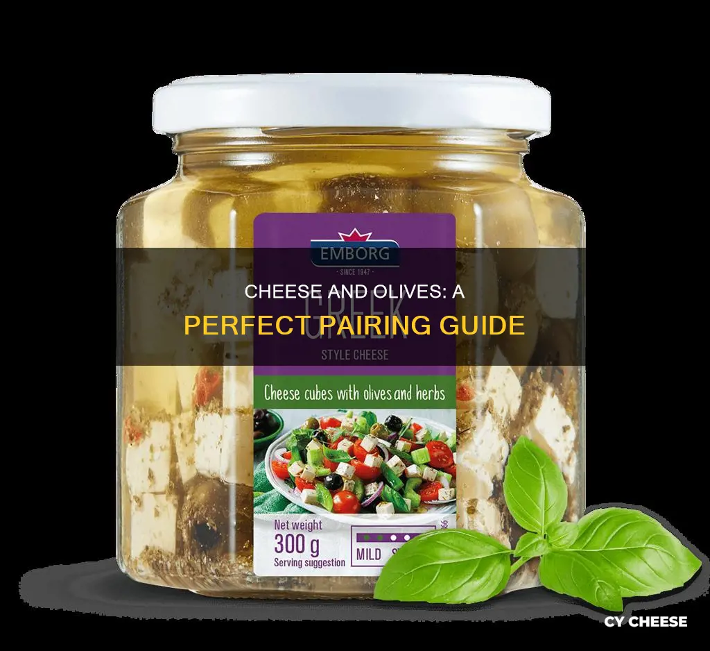 what cheese to serve with olives