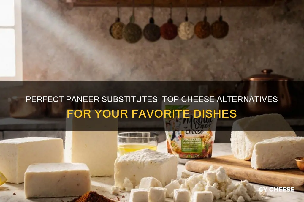 what cheese to substitute paneer