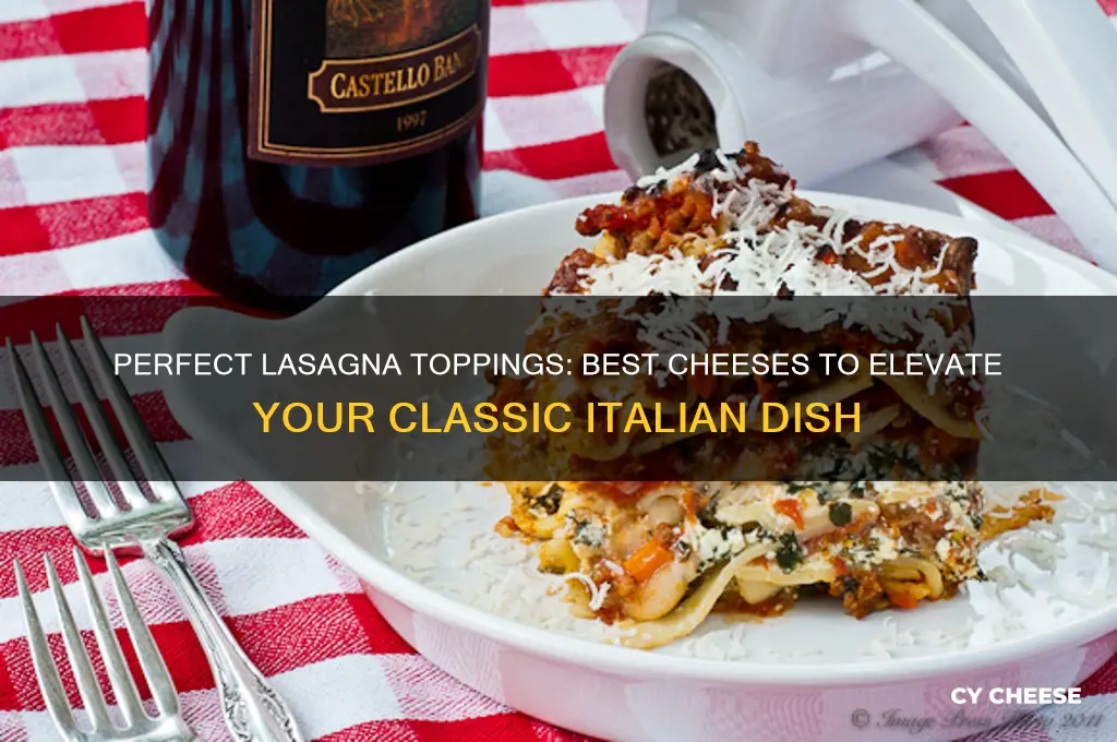 what cheese to top lasagna