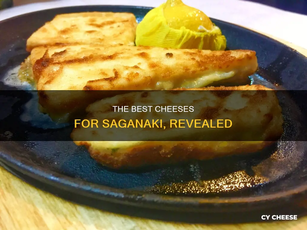 what cheese to use for saganaki