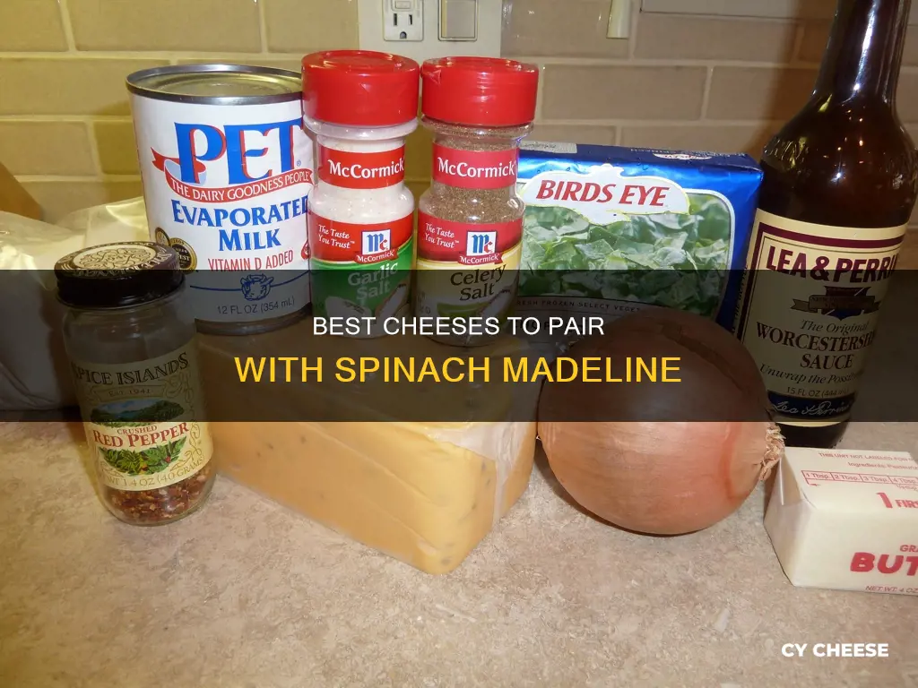 what cheese to use for spinach madeline