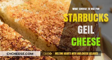 Starbucks' Geil Cheese: Gouda or Gruyere?
