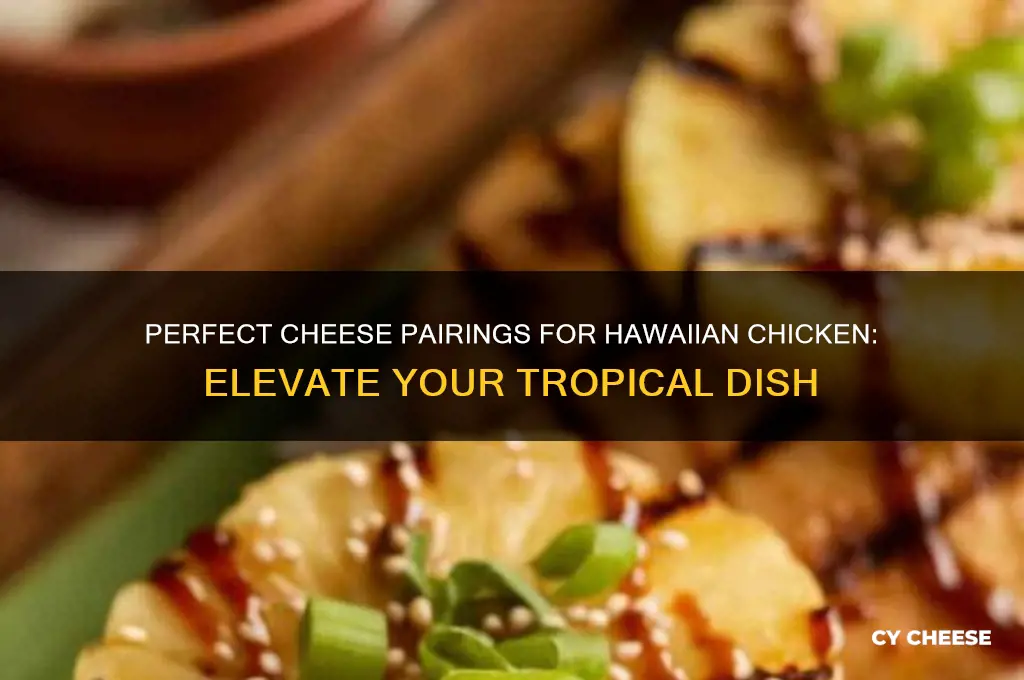 what cheese with hawaaian chicken