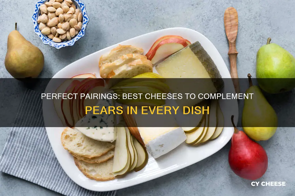 what cheese with pears