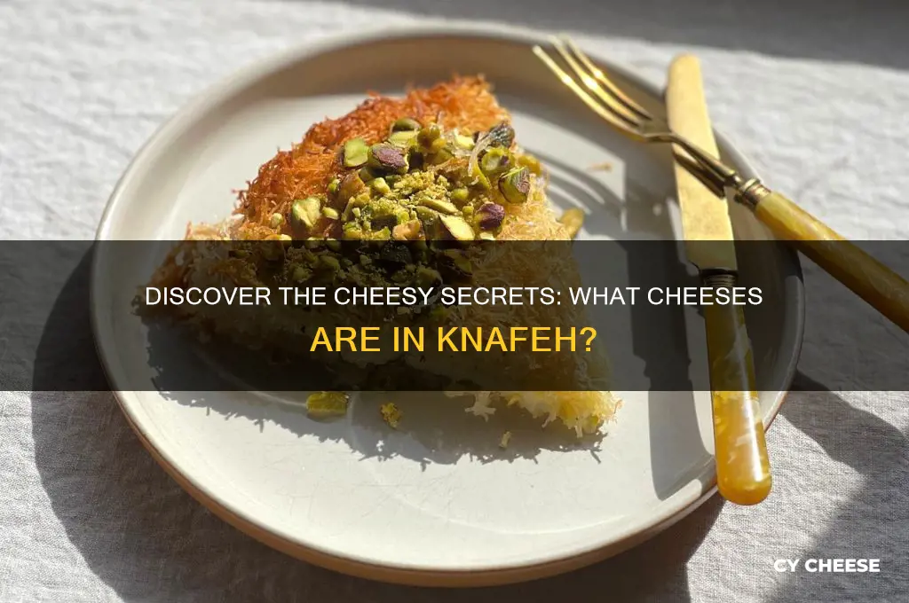what cheeses are in knafeh