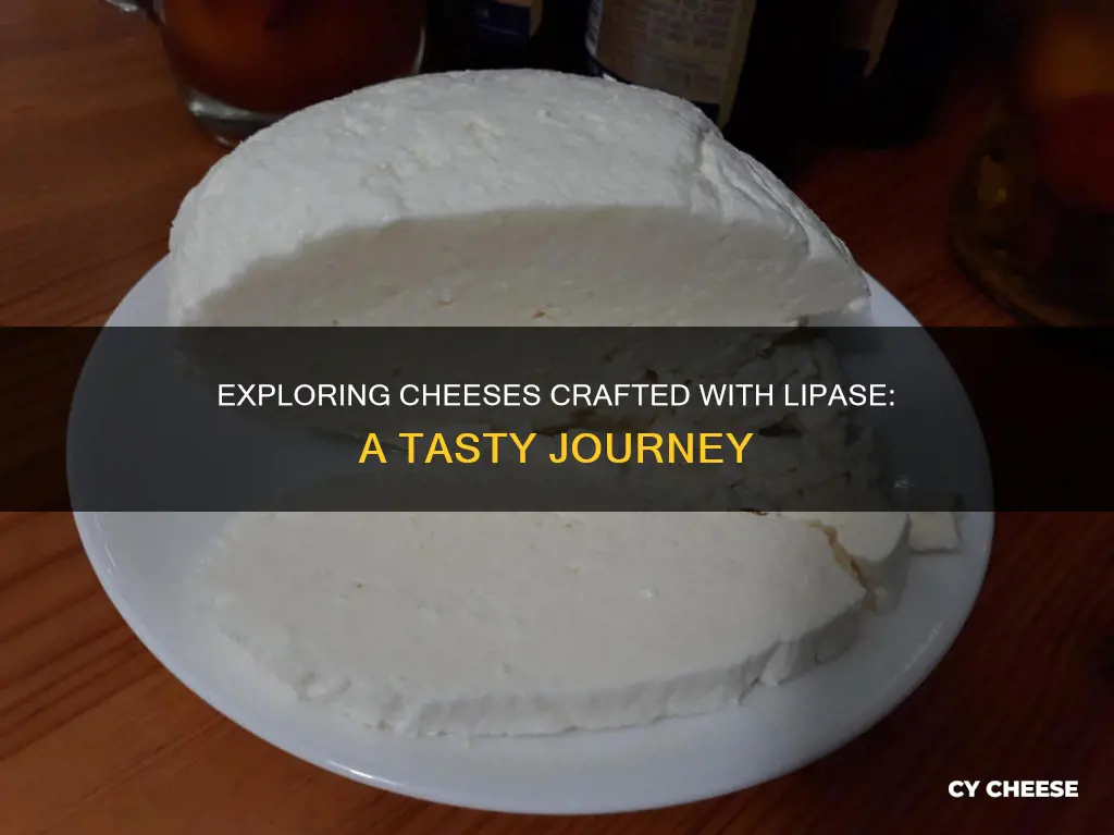 what cheeses are made with lipase