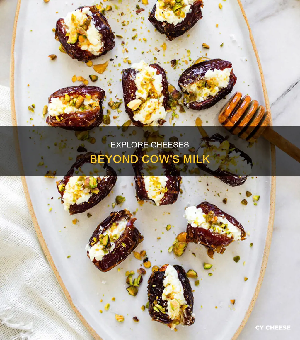 what cheeses do not use cow