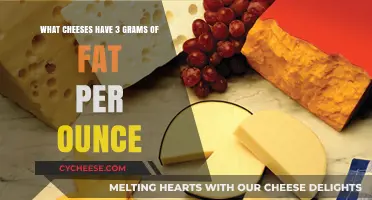 Low-Fat Cheese Options: 3 Grams of Fat per Ounce Varieties
