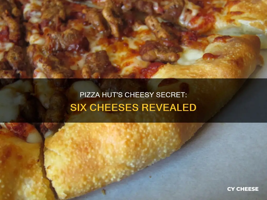 what cheeses were in pizza huts six cheese blend