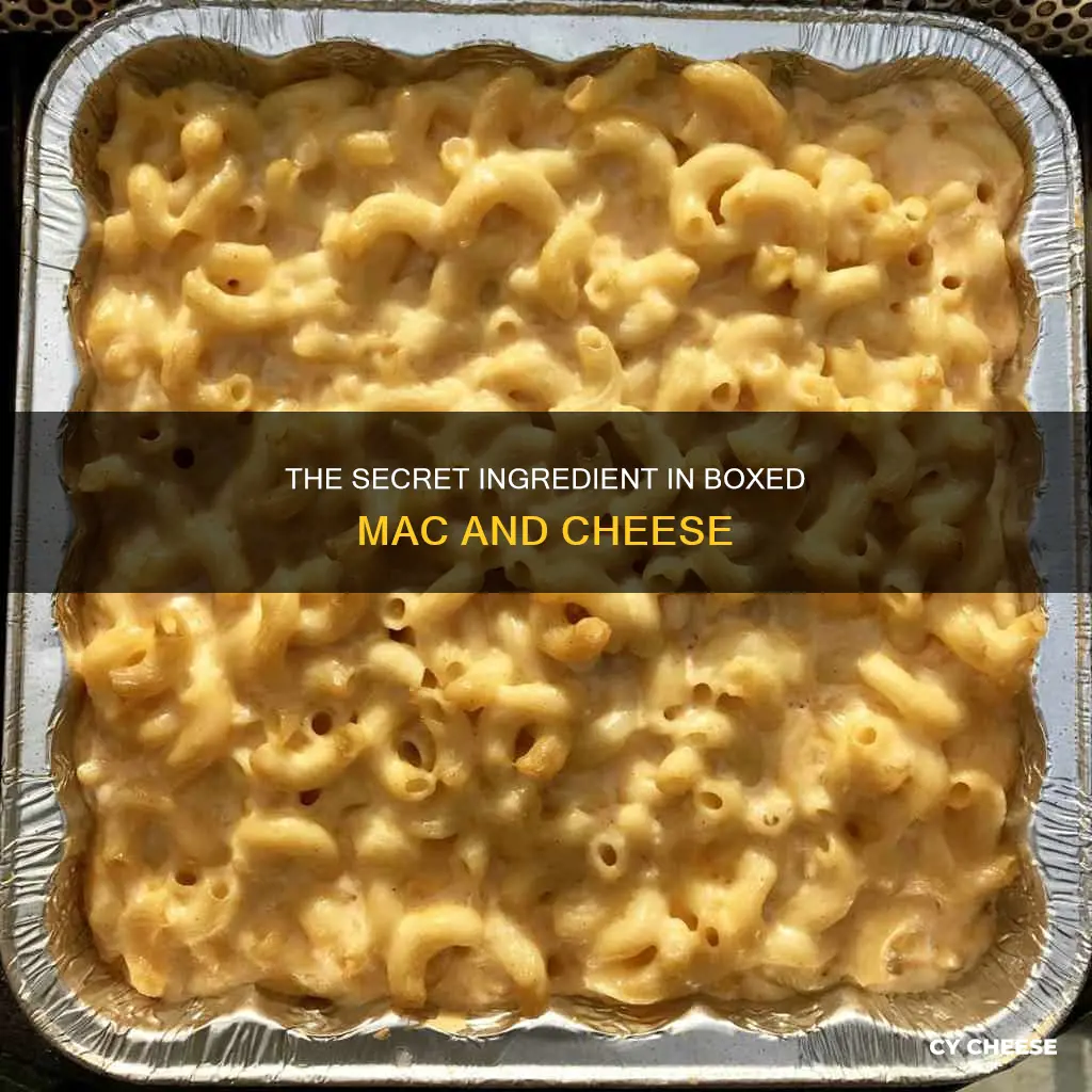 what chemical is in all boxed macaroni and cheese