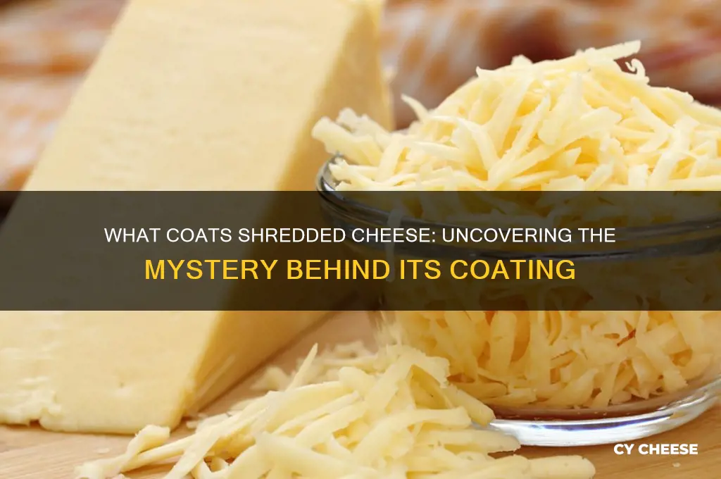 what coats shredded cheese