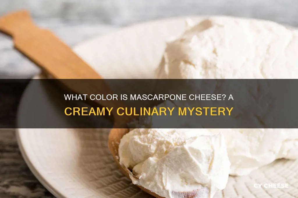 what color is mascarpone cheese