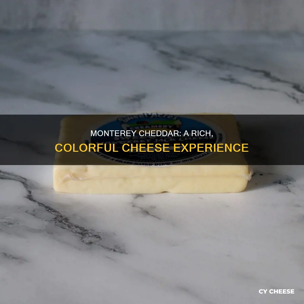 what color is monterey cheddar cheese