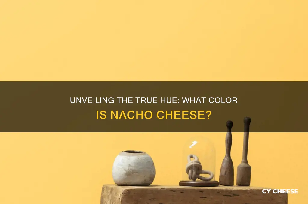 what color is nacho cheese