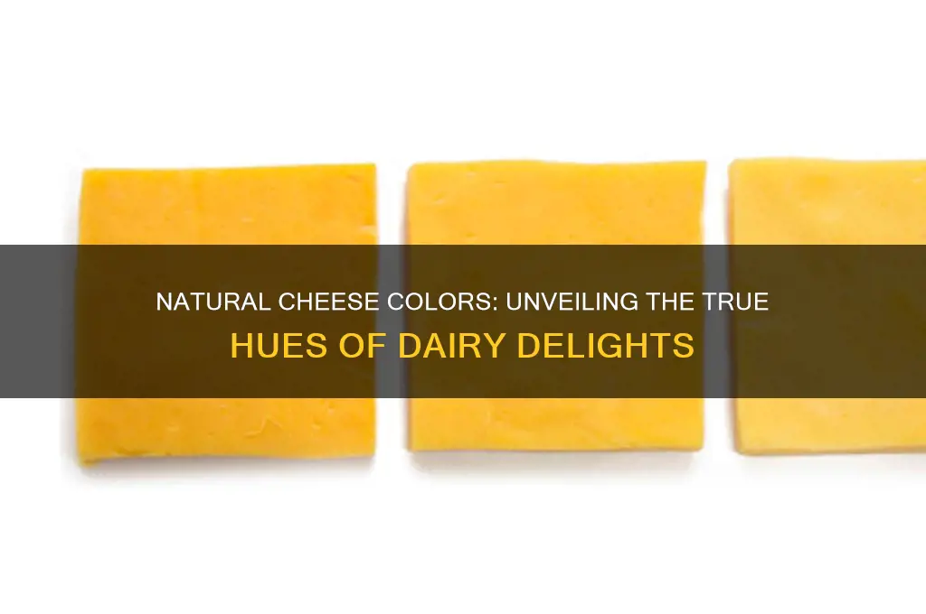what color is natural cheese