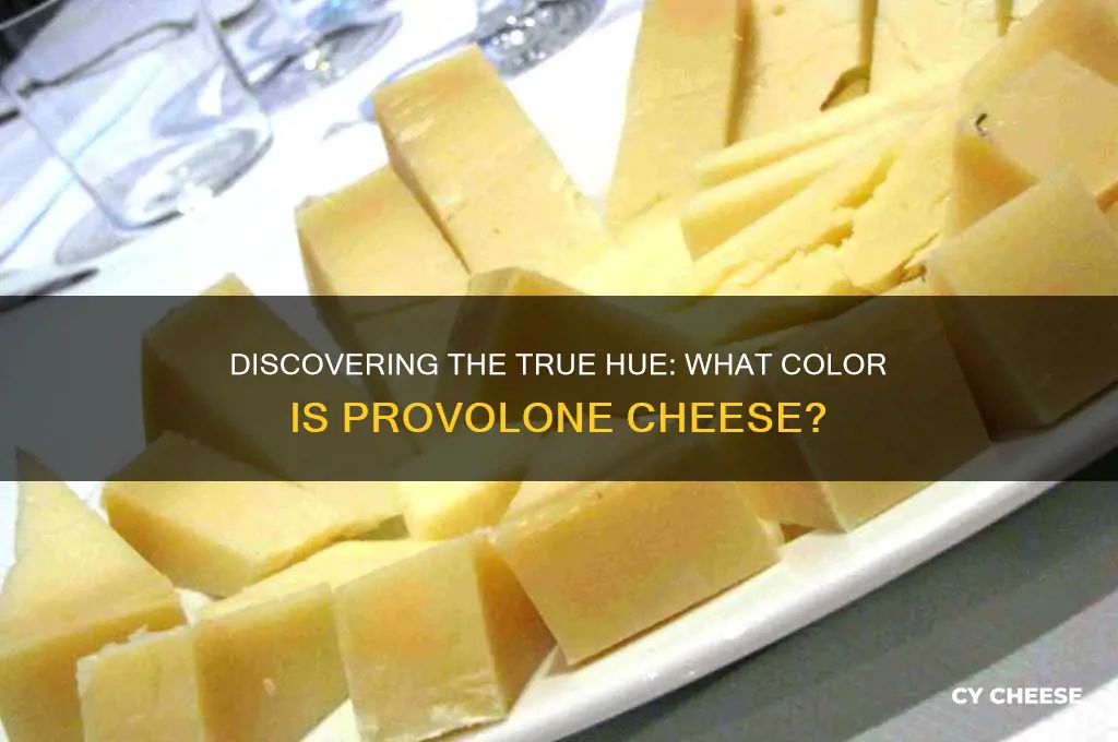 what color is provolone cheese