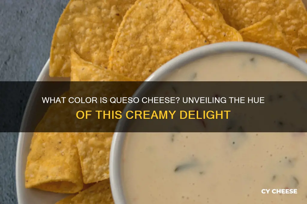 what color is queso cheese