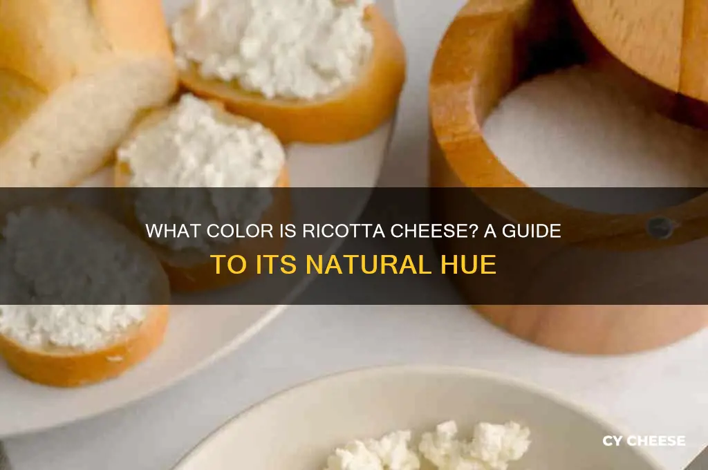 what color is ricotta cheese