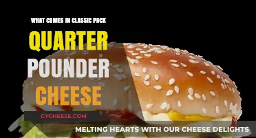 Quarter Pounder Cheese Classic Pack: Ingredients and Inclusions Explained