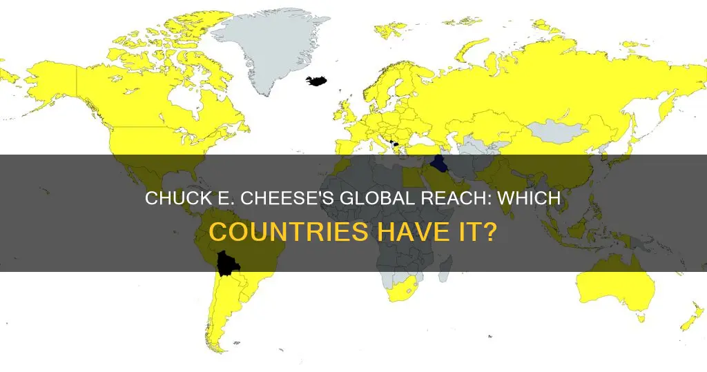 what countries have chuck e cheese