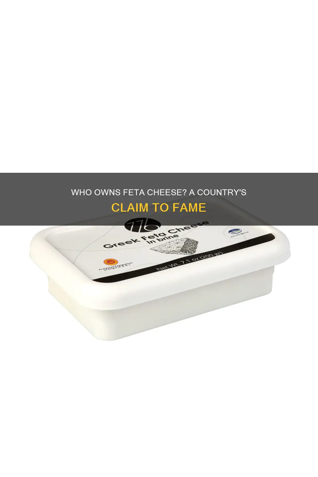what country claims feta cheese