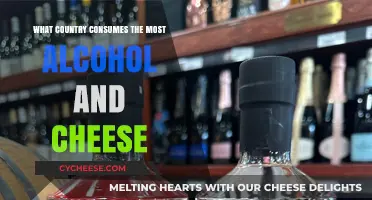 Global Indulgence: Top Alcohol and Cheese Consuming Country Revealed