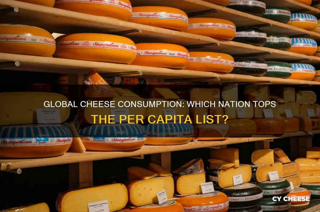 what country consumes the most cheese per capita