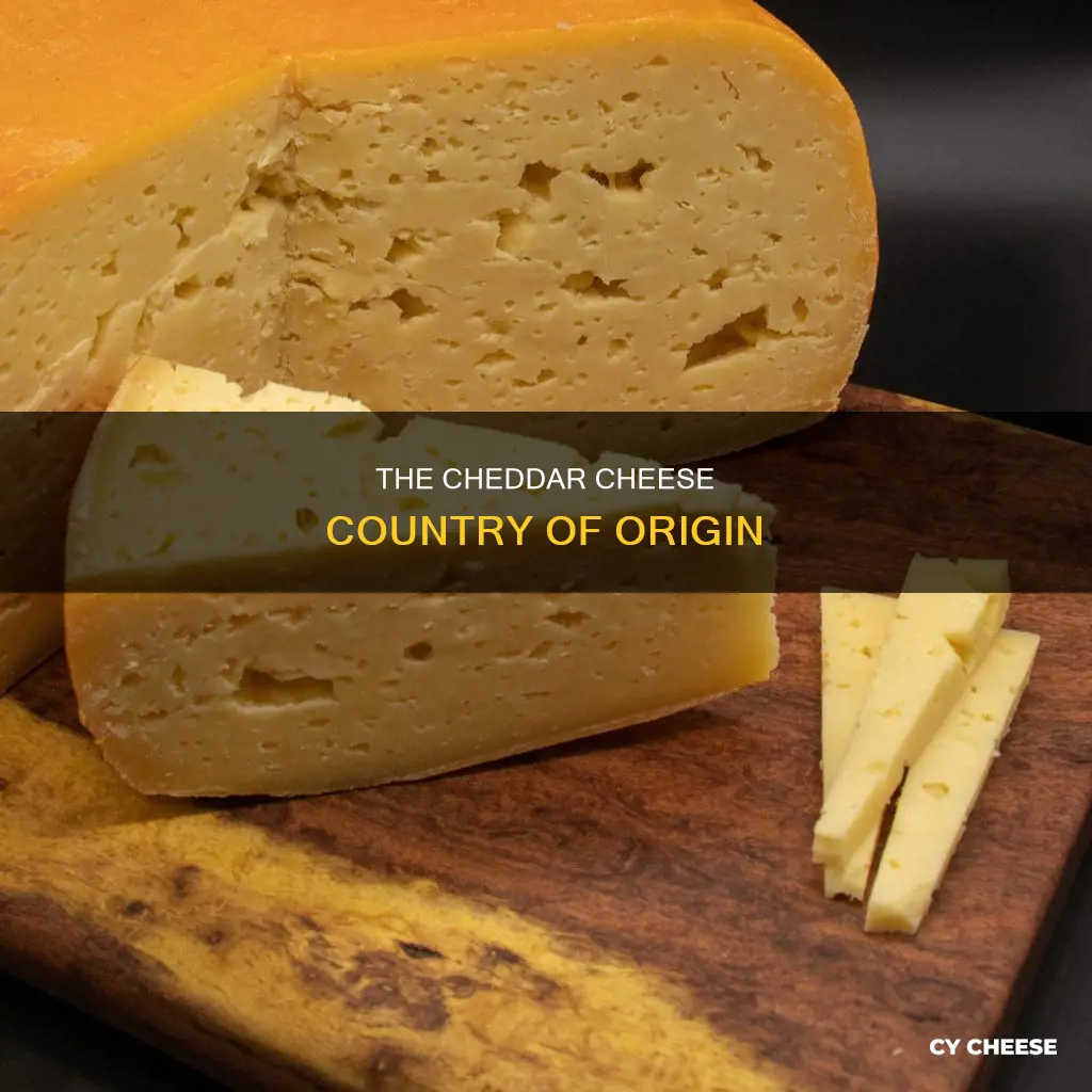 what country did cheddar cheese come from